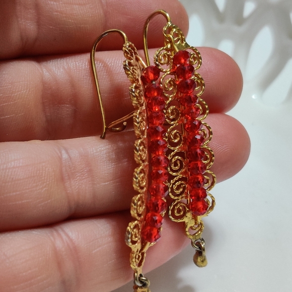 Filigree Oaxacan traditional Earrings - Picture 7 of 9